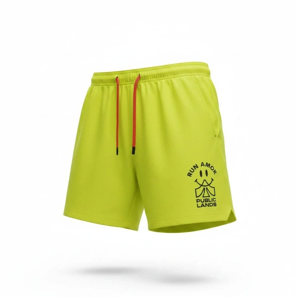 Roark Public Lands Bommer Mens Large Citron Yellow Run Amok 7